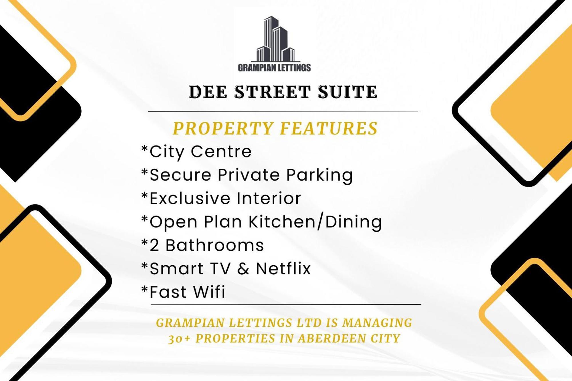 אברדין Dee Street Suite - Grampian Lettings Ltd מראה חיצוני תמונה